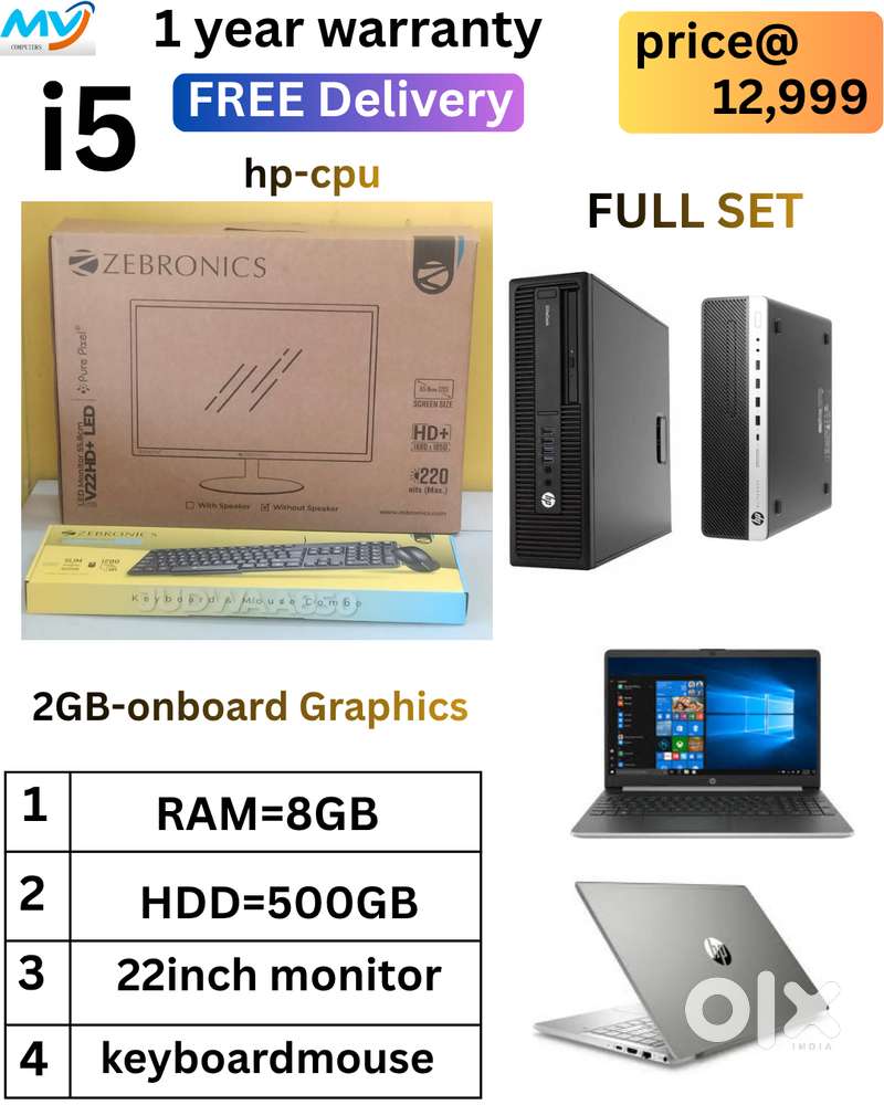 internet Browsing and MS Office.Warranty$ with BillFULL SET