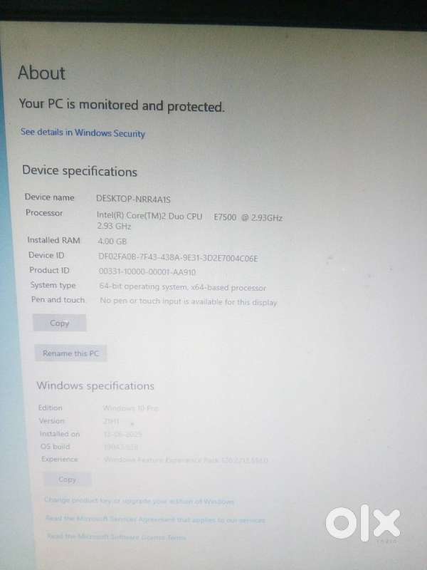 DESKTOP COMPUTER GOOD CONDITION
