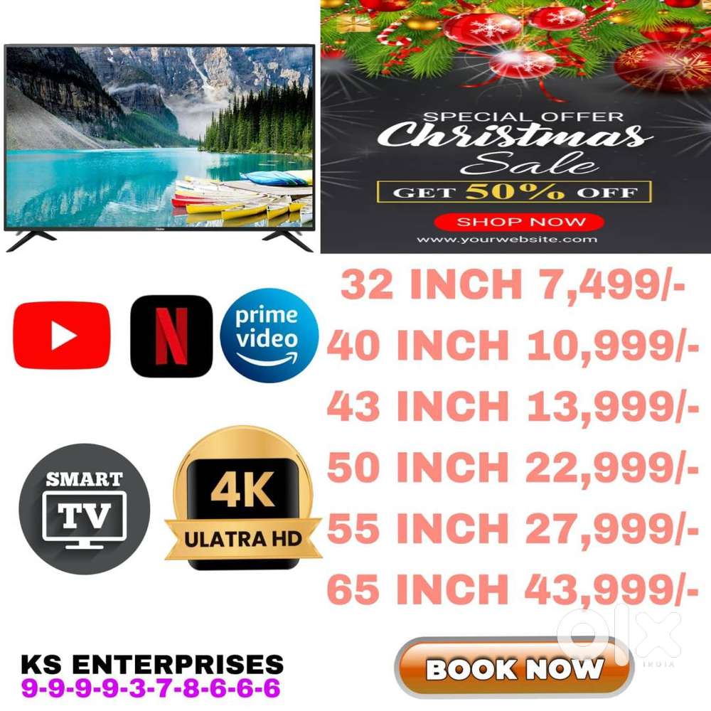 {Christmas Sale} Limited Time Offer 40 Inch Smart LED TV Android FHD