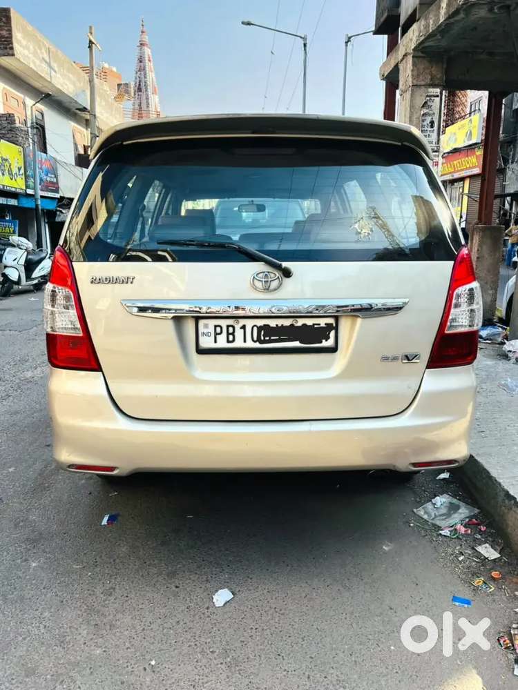 Toyota Innova Petrol 2012 Year Register 2013