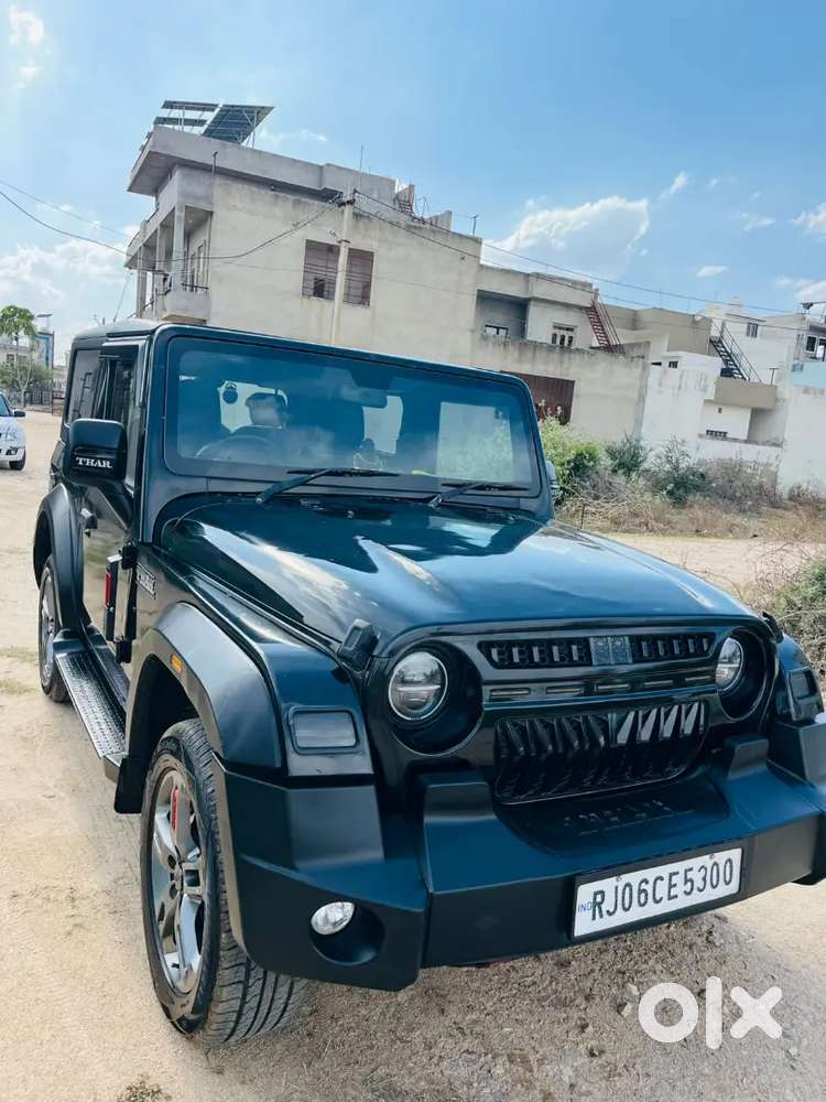All Original 4x4 Thar New Tyar Non Accident Colour Black And Sound Add