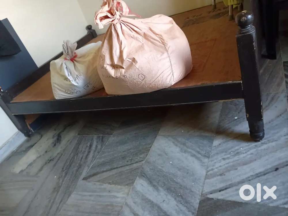 Wooden bed