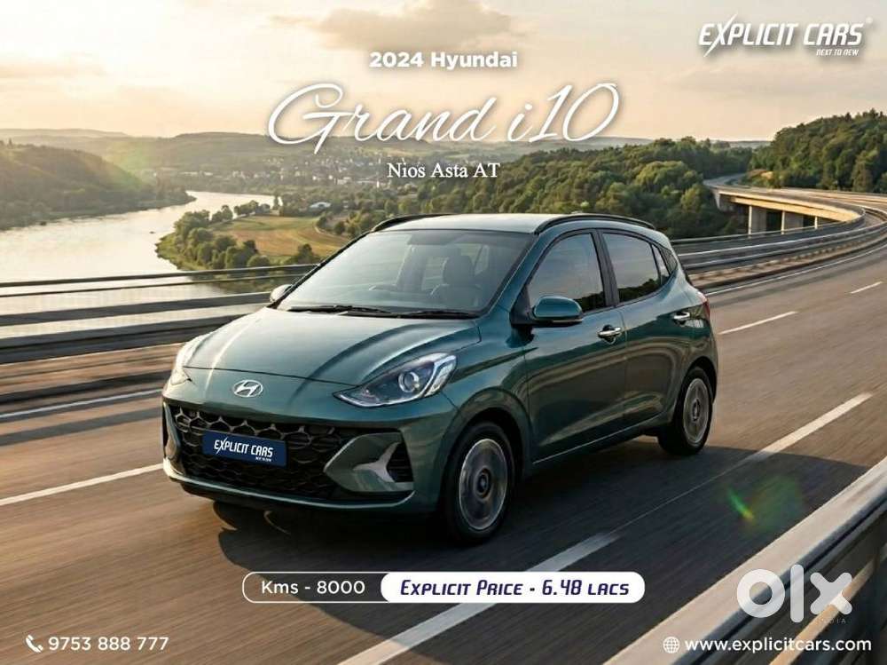 Hyundai Grand I10 Nios Asta 1.2 Kappa Amt, 2024, Petrol