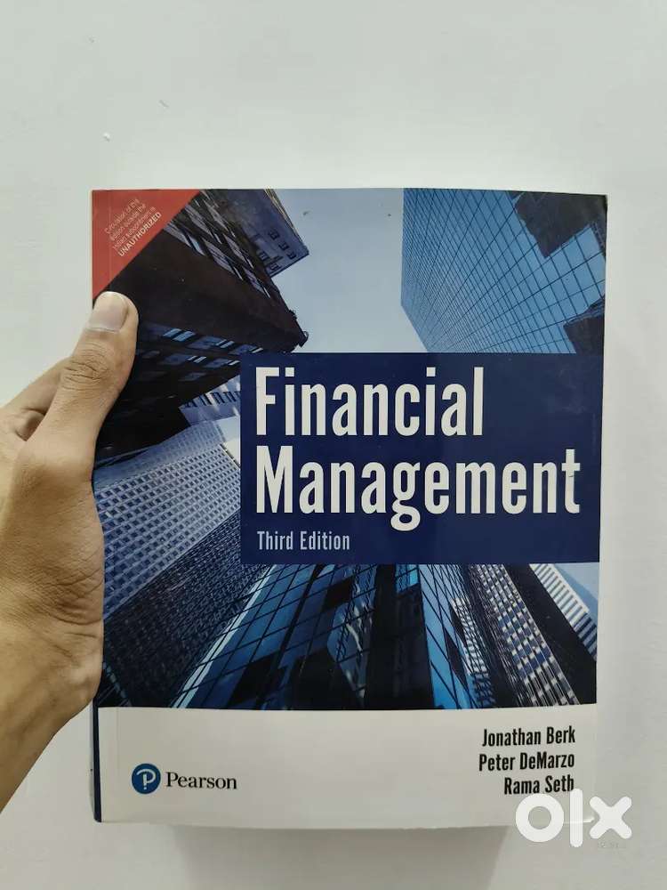 Financial Management 3rd Edition by Berk, DeMarzo, Seth (Pearson)