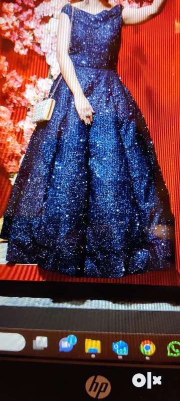 Blue gown for clearance engagement