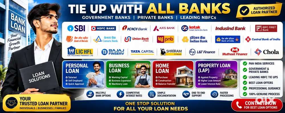 All type of loans provided