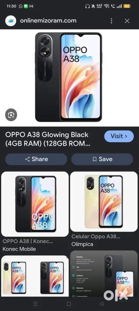 Oppo a38 Good condition 6k 4/128