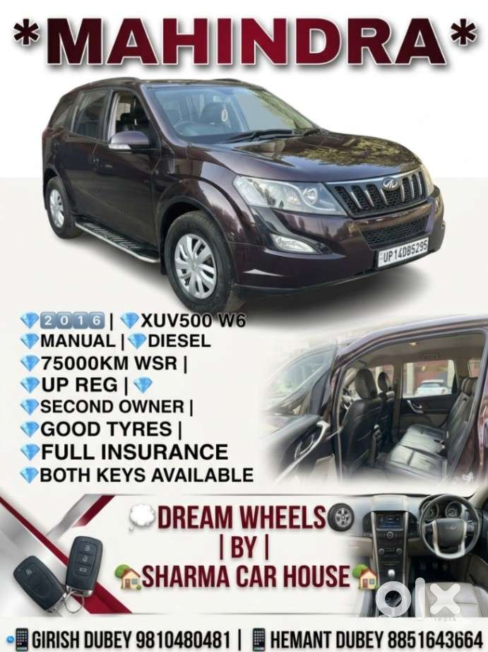 Mahindra Xuv500 W6 1.99 Mhawk, 2016, Diesel