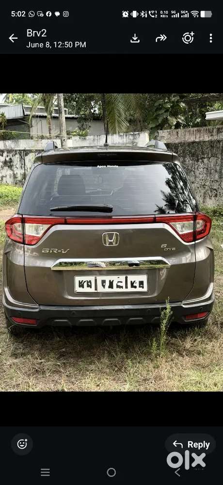 Honda Br-v 2016/17 Register Good Family Use 7 Seat Push Buttun Start B