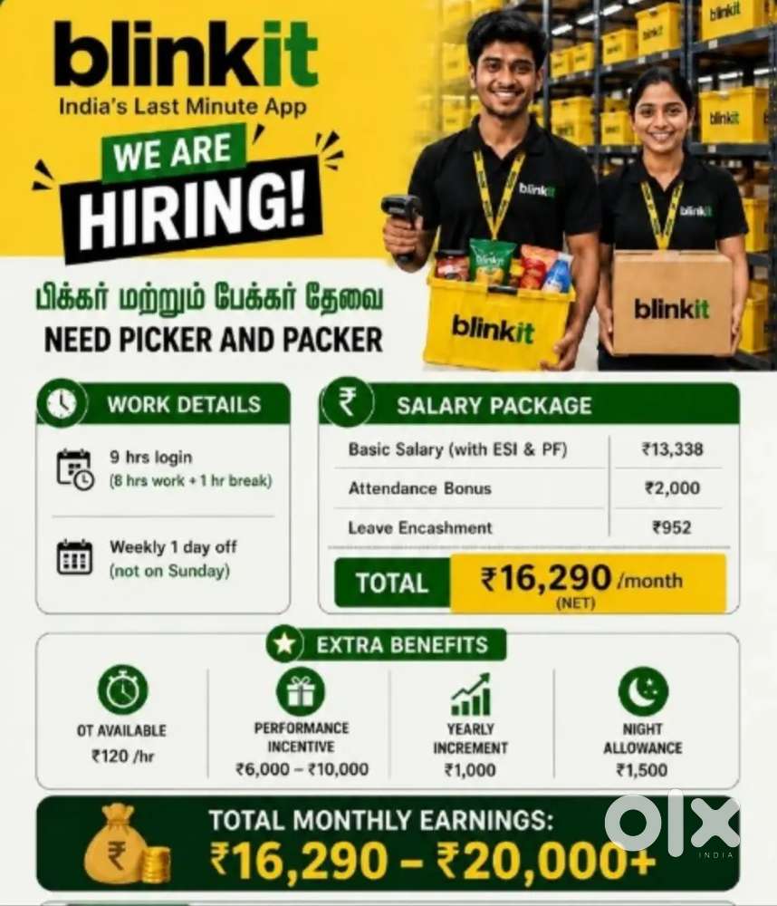 Kovai pudur packing job @ KA