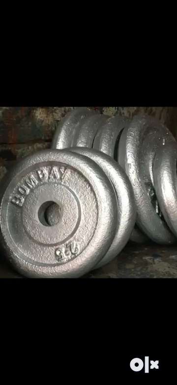 Gym iron plates olx sale