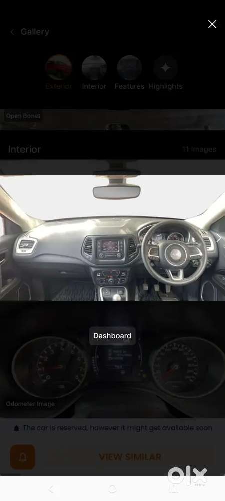 Jeep Compass 2019 Petrol 44000 Km Driven