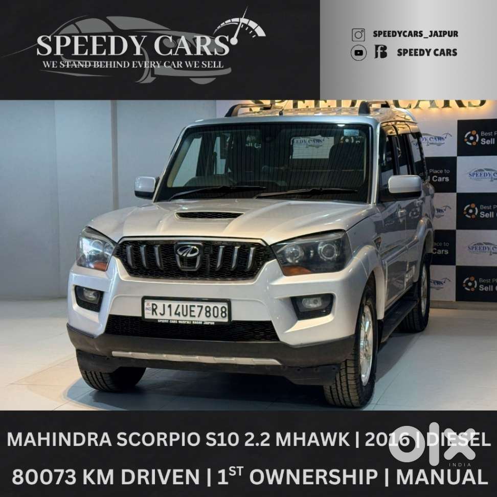Mahindra Scorpio S10 7 Seater, 2016, Diesel