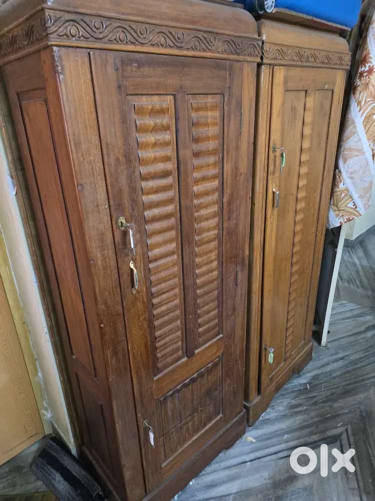 Teak Wood Antique single door shelf