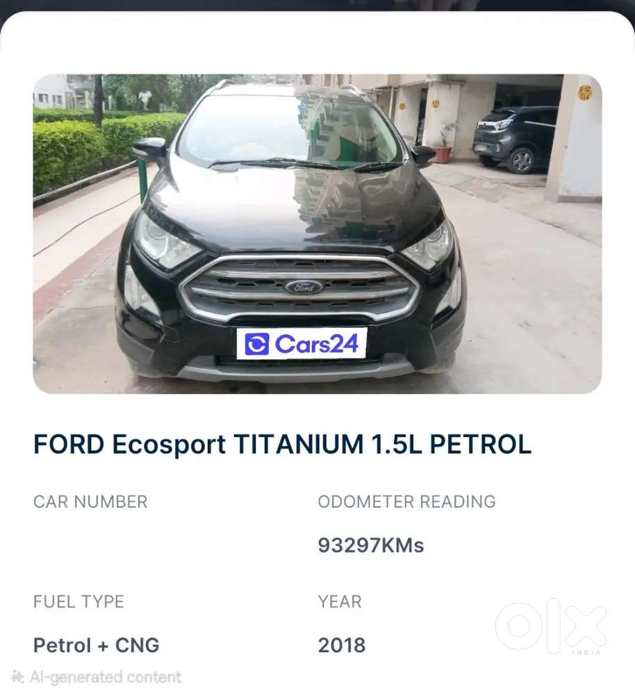 Ford Ecosport 2018 1.5 Titanium Hr Registration