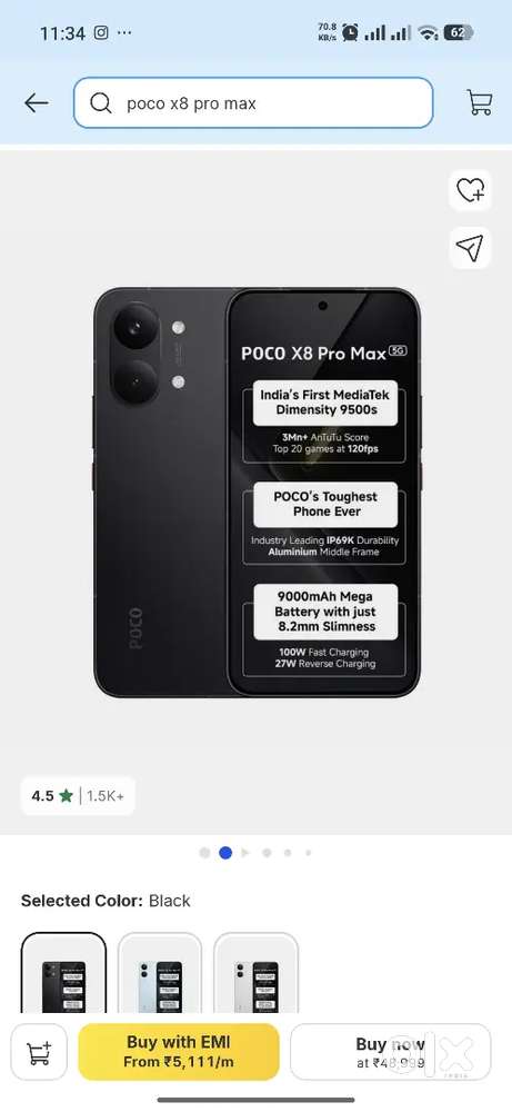 POCO X8 PRO MAX 12/256