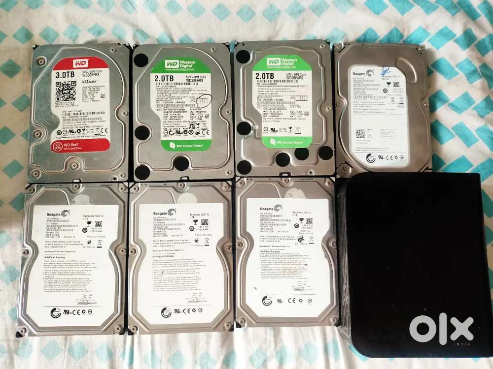 Internal Hard disk WD Seagate 3TB, 1 TB 250GB