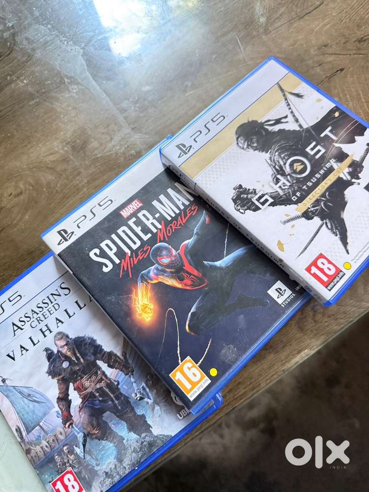 PS5 Games - G Of T - Spider man - A C V