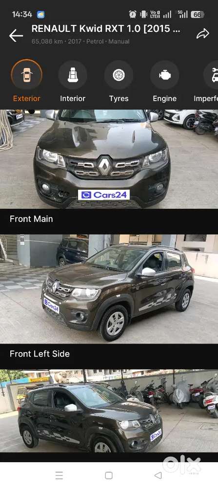 Renault Kwid Rxt Easy-r 2017 Petrol Amt Car