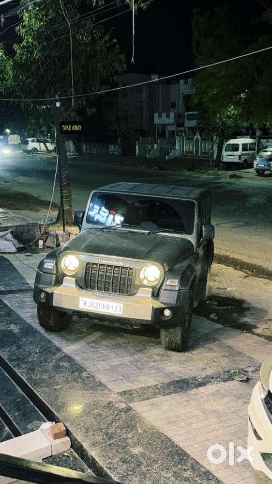 Mahindra Thar 2024 Forest Green Diesel Top Model