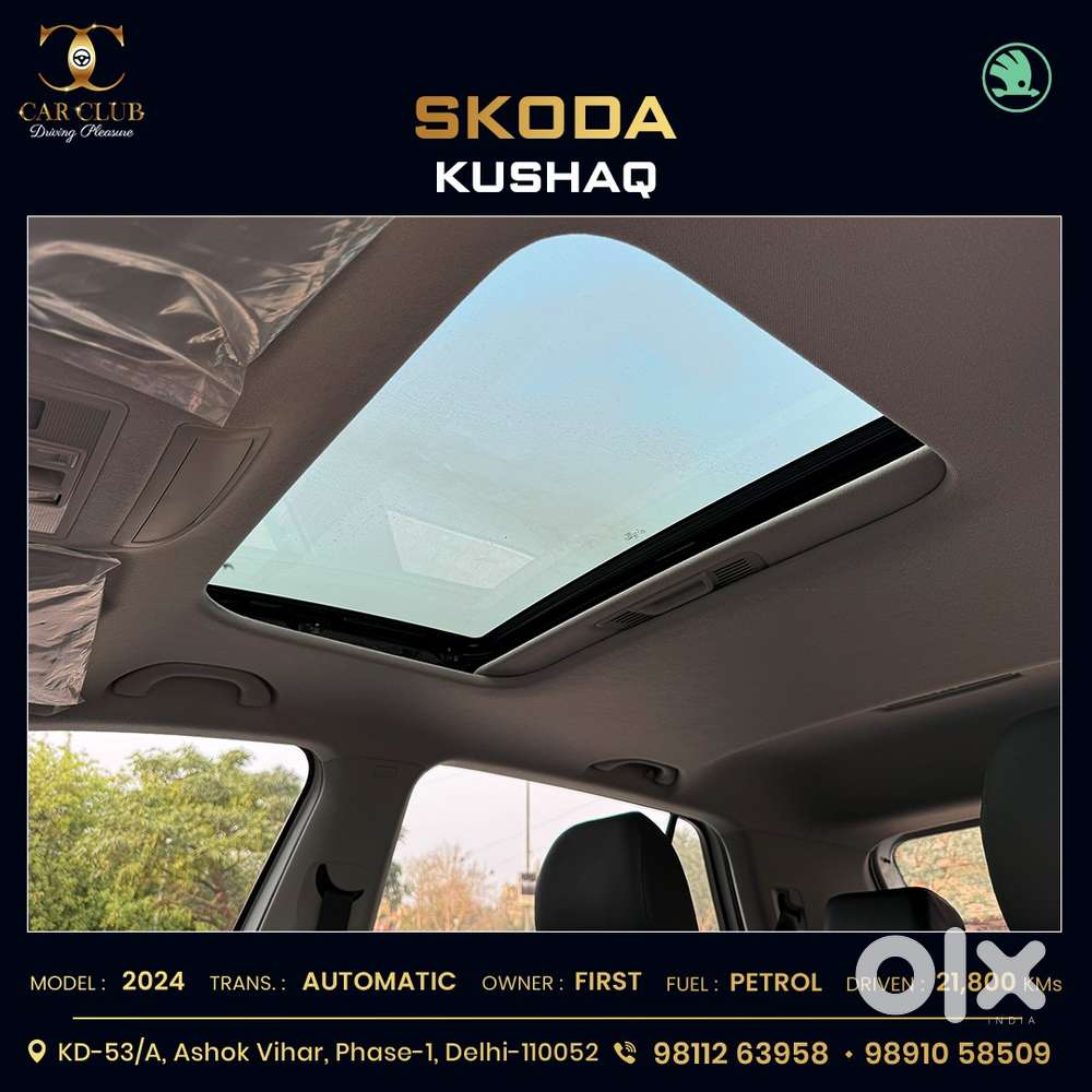 Skoda Kushaq 1.0 Tsi Style At (6 Airbags), 2024, Petrol