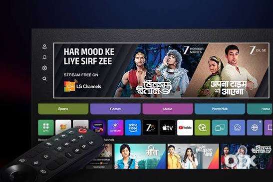 55 webos Qled tv 4k seal pack metal body YouTube Netflix magic remote.