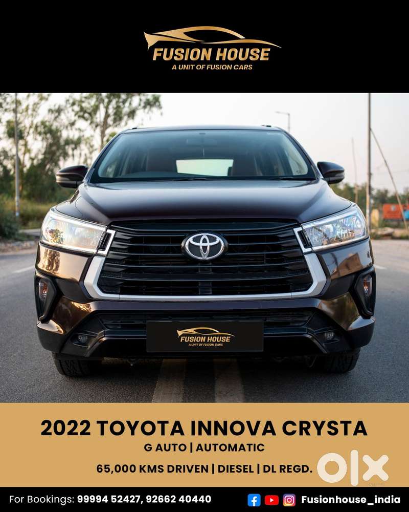 Toyota Innova Crysta 2.8 Gx At 7 Str, 2022, Diesel