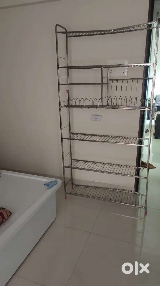 New Stainless steel kitchen storage rack only 2 Months use