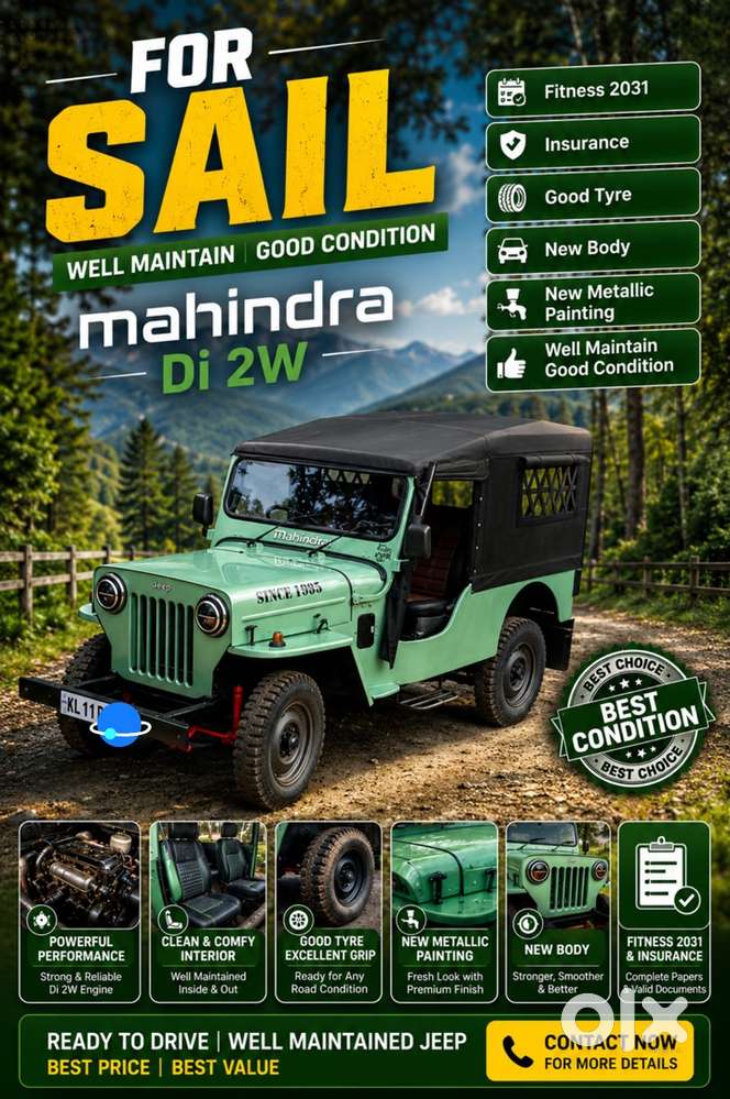 Mahindra Jeep 1995 Diesel Well Maintained