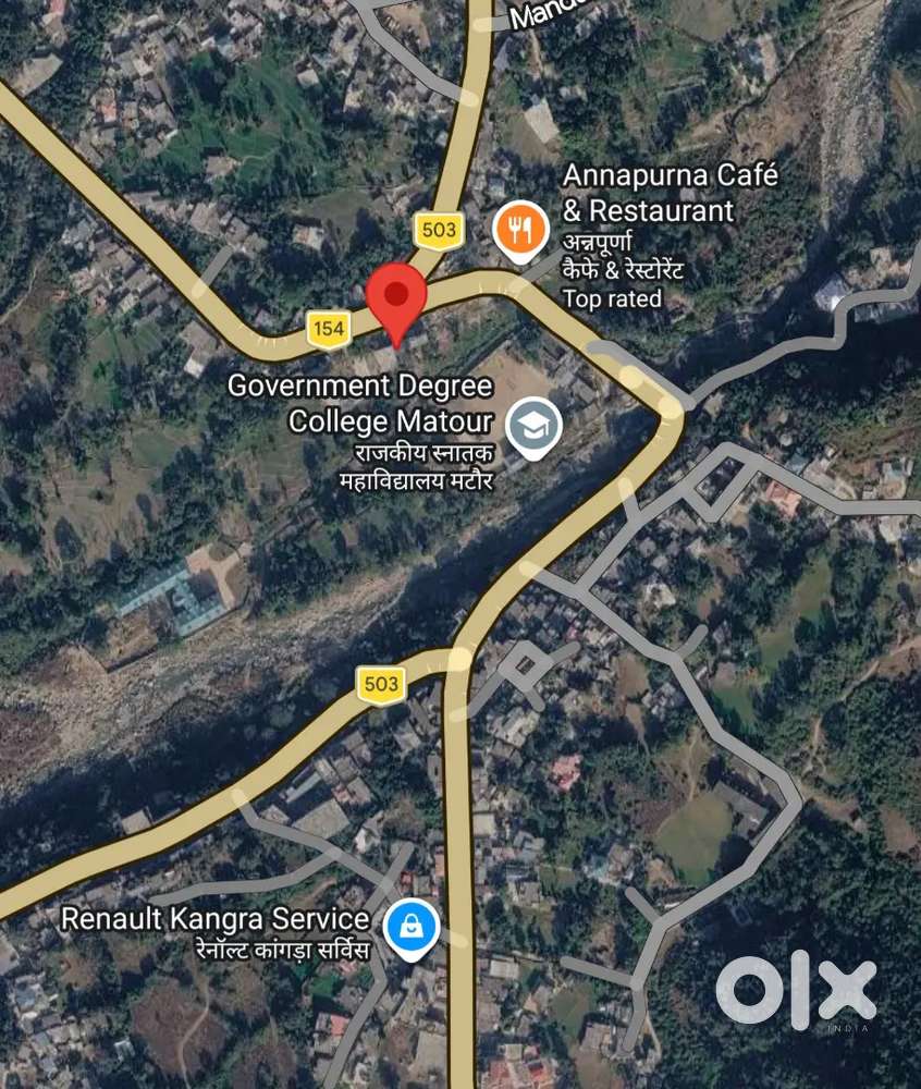 Rent- Land on national Highway at Mattor chowk kangra