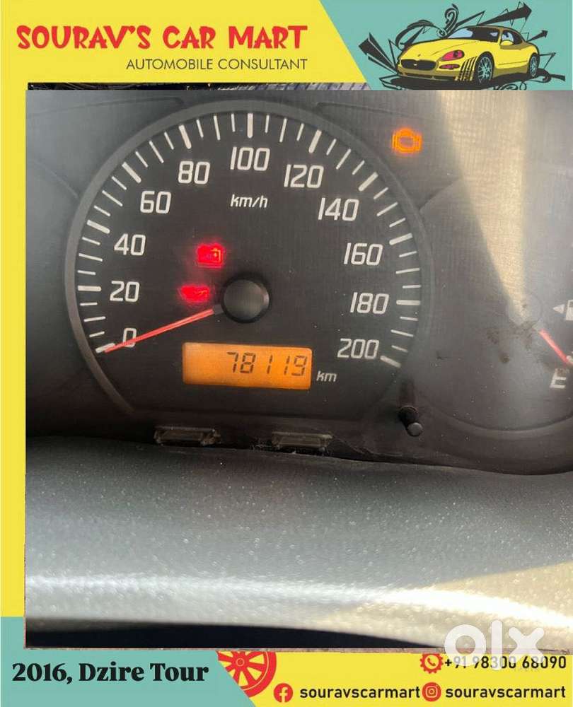 Maruti Suzuki Swift Dzire Tour Ldi, 2016, Diesel