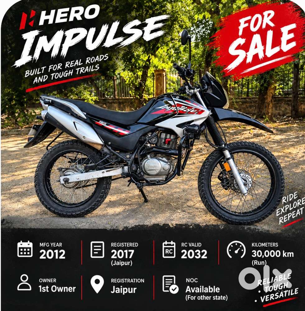 Hero Impulse 2012 mfg 2017 registered for sale