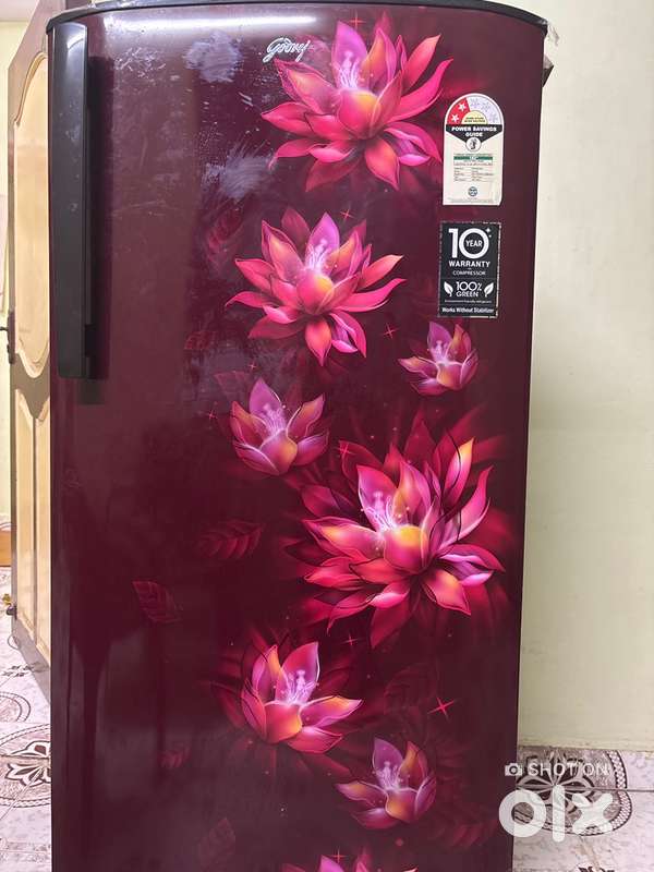 Godrej single door fridge 183 Liters, Fridge stand & Stabilizer