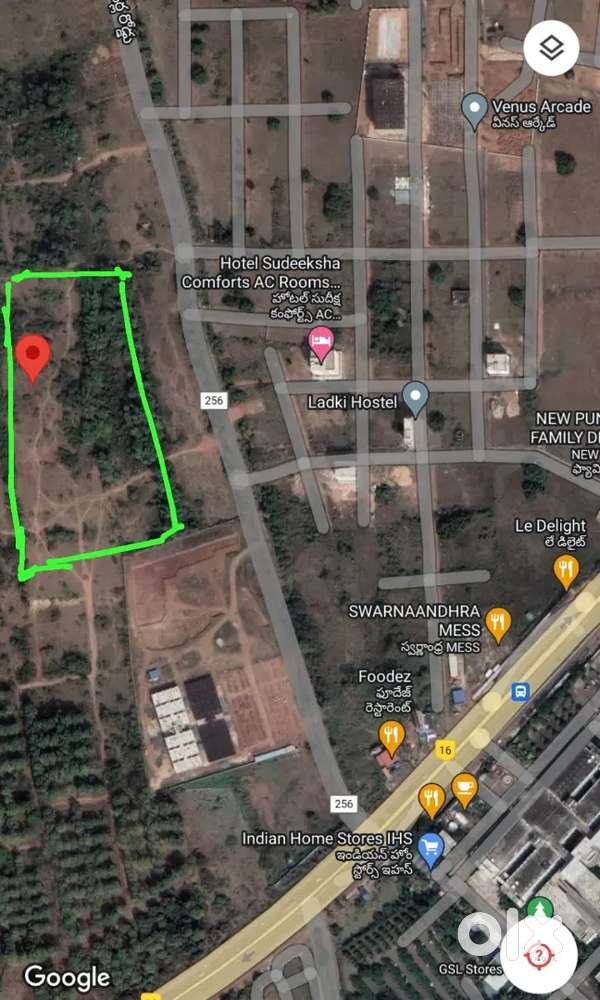 2 plots of 207.7 sq.yds each (55 x 34) size near GSL - Lands & Plots ...