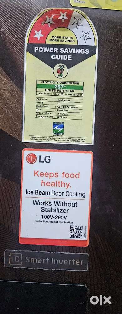 LG Double Door Fridge