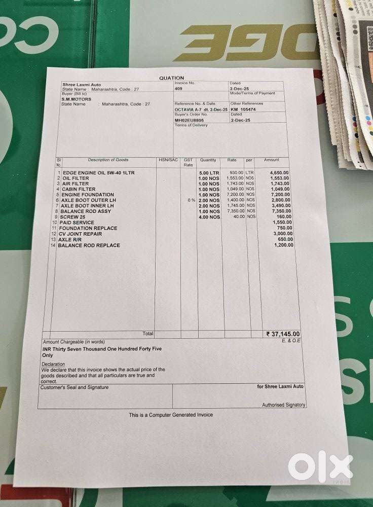 Skoda Octavia 2.0 L&k Tdi, 2018, Diesel