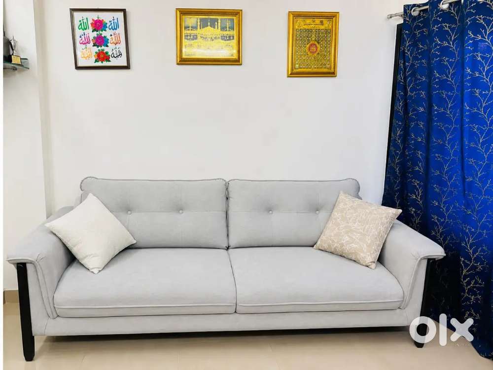 3 Seater Dark Grey Sofa  Only 20 Days Used  Urgent Sale