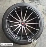 17* Old Alloy Wheels & Tyres for good condition