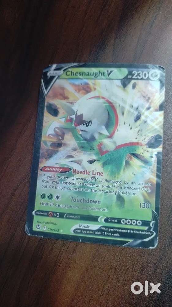 Pokemon Card  Chesnaught (Rare/Collectible)  399 - Other Hobbies in  undefined, - 1842730735