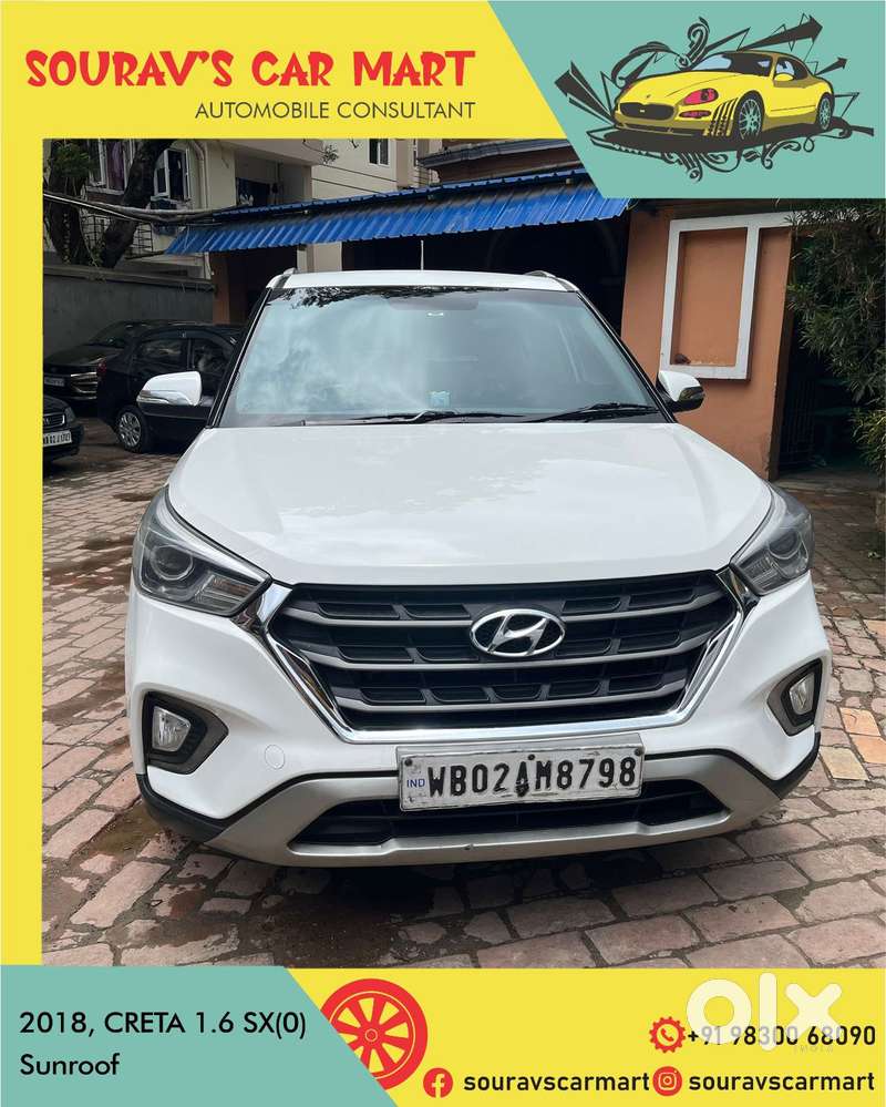Hyundai Creta 1.6 Sx (o) Vtvt, 2018, Petrol