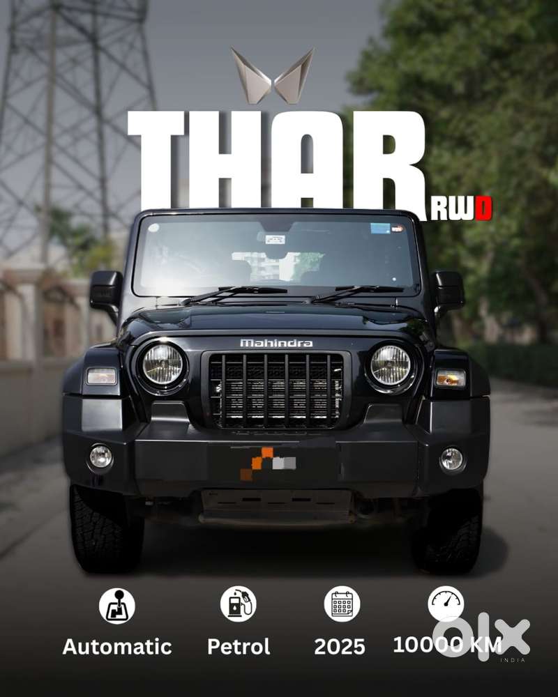 Mahindra Thar Lx Hard Top Petrol At Rwd, 2025, Petrol
