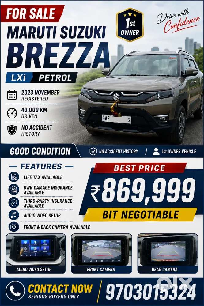 Maruti Suzuki Brezza Lxi 2023