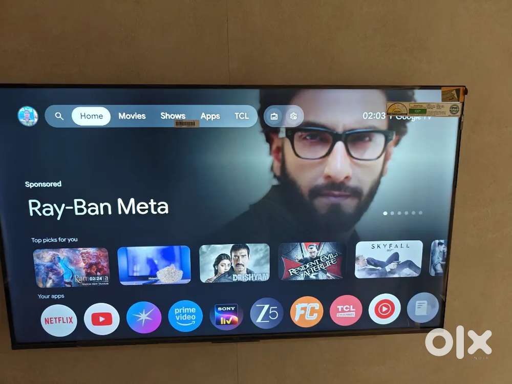 TCL 43 4K QLED Smart TV (2024 Model) - Perfect Mint Condition