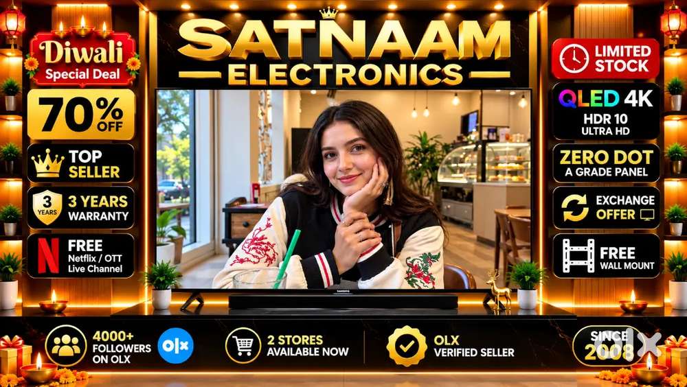 55 SLIM FRAMELESS Q-LED 3 YEARS WARRANTY EXCHANGE OFFER HDR 10