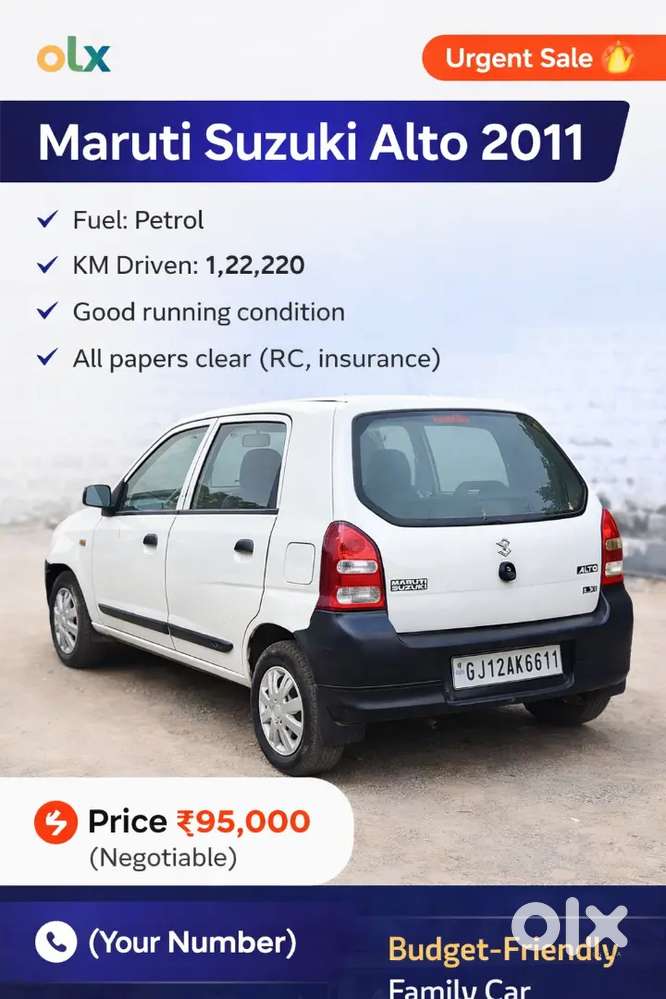 Maruti Suzuki Alto 2011 Petrol Good Condition