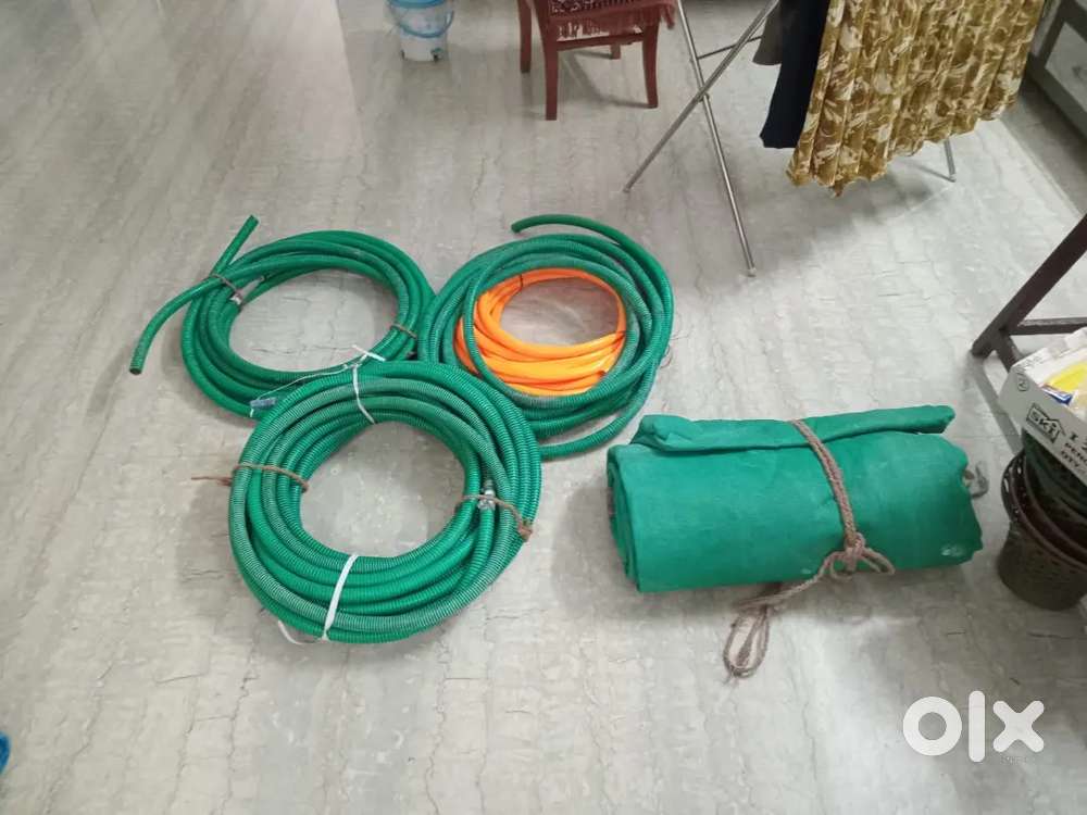 Pipe + Tarpal + Iron stand