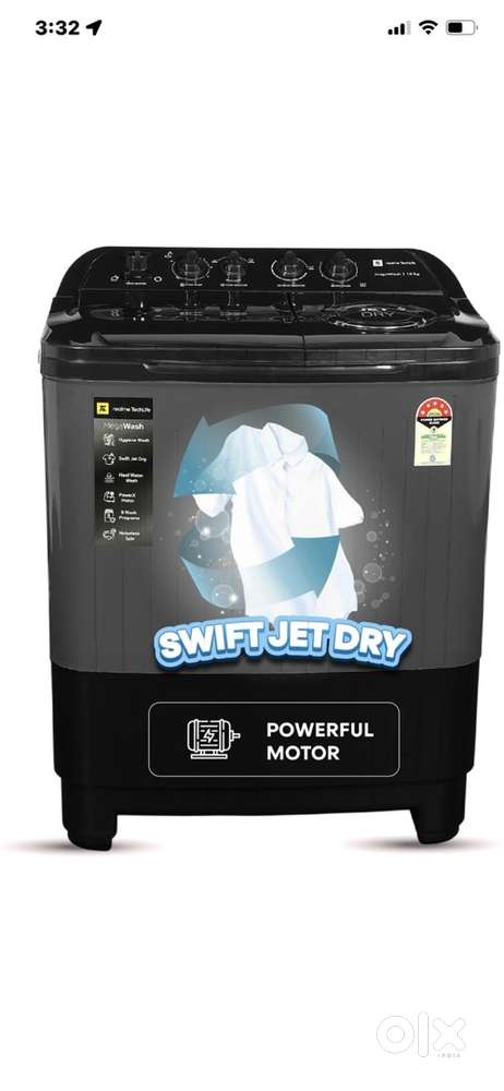 Realme washing machine 10kg