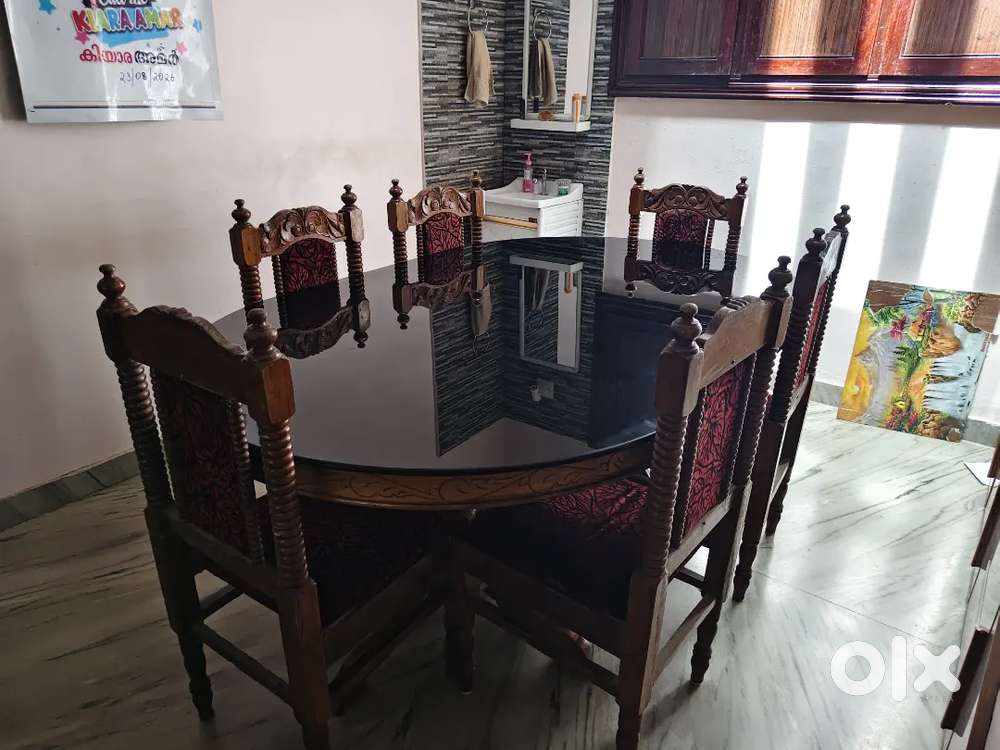 Sofa, Dining and teapoy