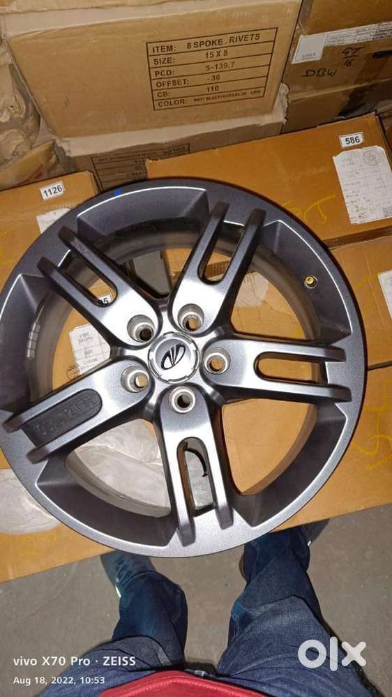 Thar 2020 alloy wheel available for bolero and jeep jeep spare parts