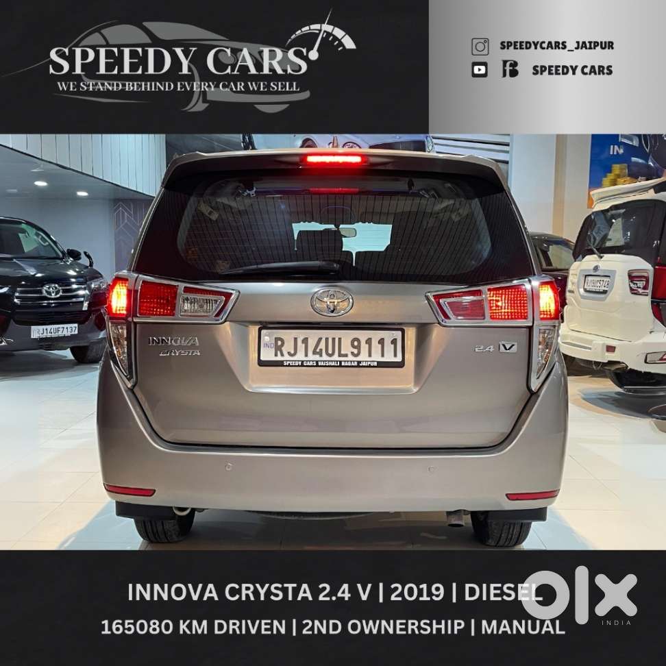 Toyota Innova Crysta 2.4 V 8 Str, 2019, Diesel
